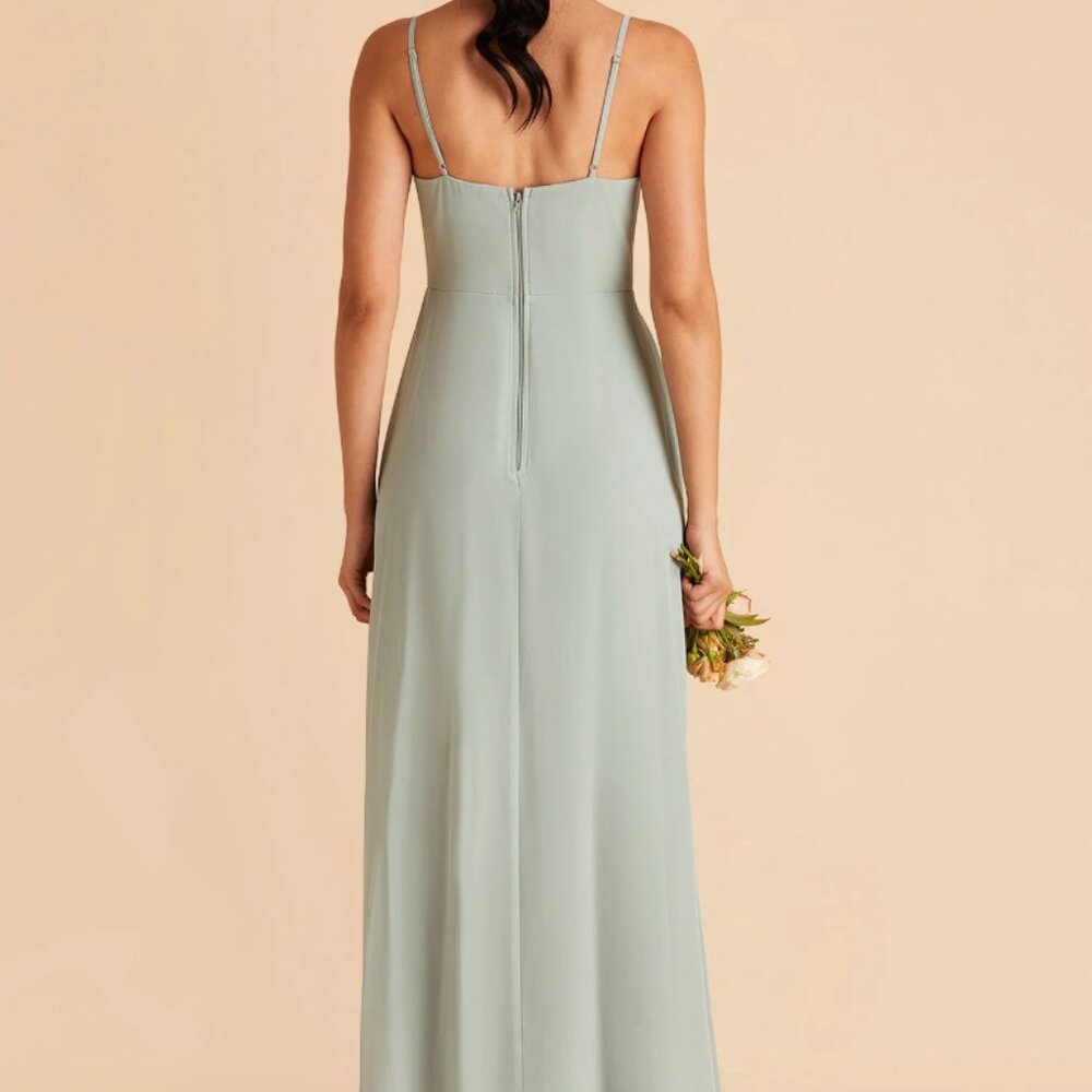 Birdy Grey Amy Chiffon Bridesmaid Dress Sage